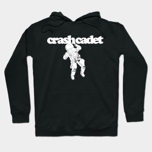 Crash Cadet Cosmonaut-White Hoodie